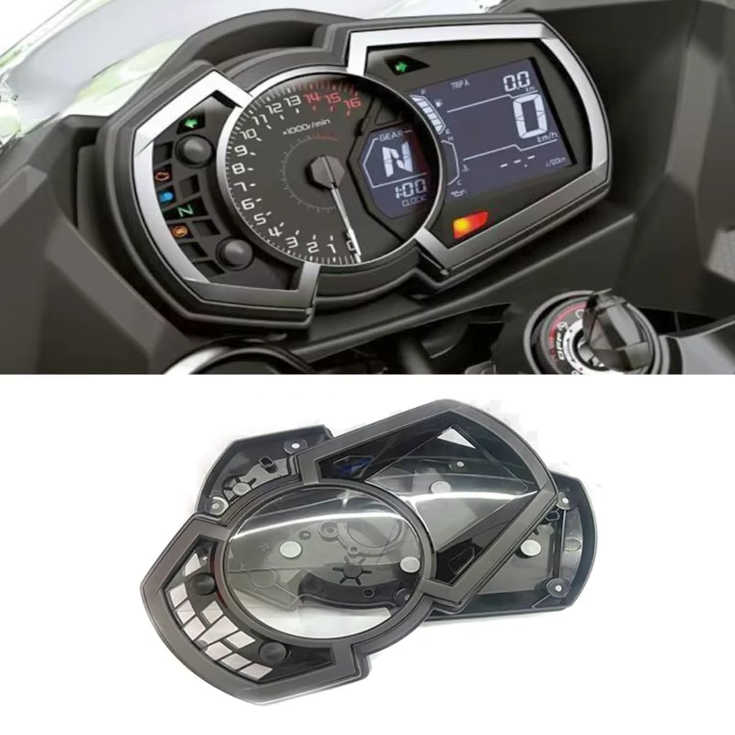 バイク用ハウジングゲージ For Ninja For ZX-6R 2018 2019 2020